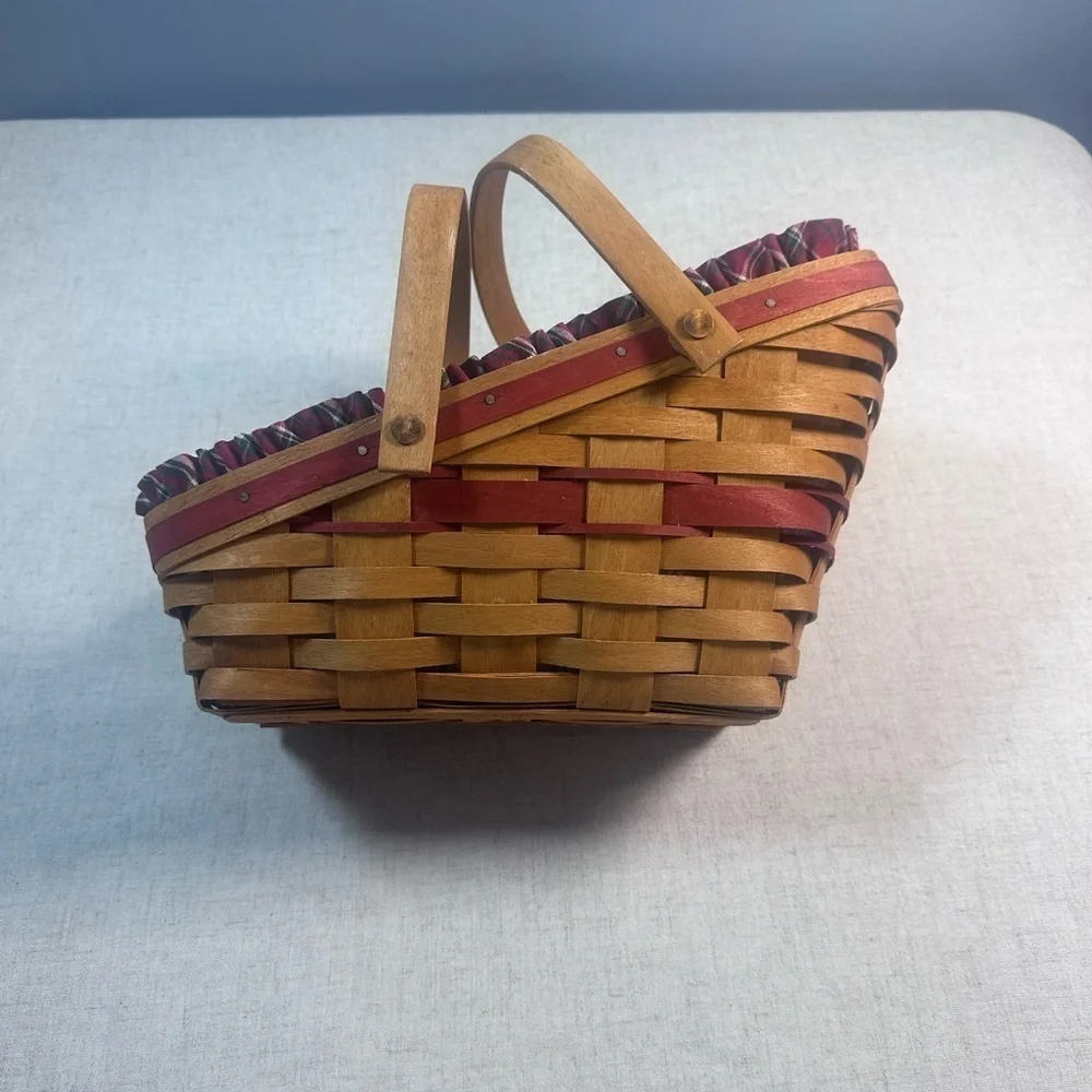 Longaberger 1991 Yuletide Traditions Sleigh Basket